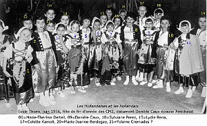 SIDI BEL ABBES ECOLE THIERS 1956 CM2 FETES FIN D ANNEE